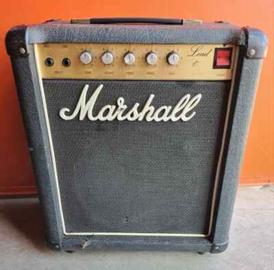 Marshall Lead 12 Model 5005 Guitar Amplifier 80s Vintage Amp as is needs repair