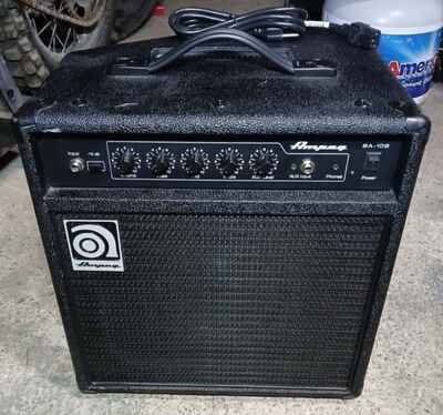 VINTAGE AMPEG BA-108 BASS GUITAR AMP AMPLIFIER 20 WATTS MADE IN USA