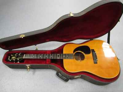 1968 Gibson Heritage Rosewood Acoustic Guitar with Original Hard Case