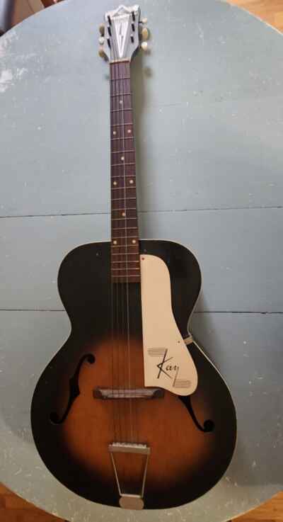 Kay Hollowbody Archtop F-Hole Acoustic Guitar 1950s-1960s