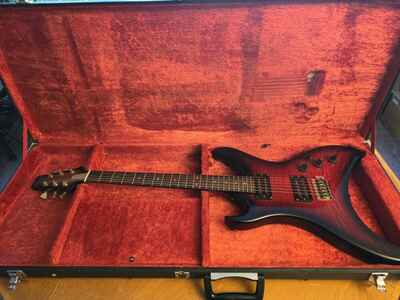 1983 Aria Pro II Urchin Deluxe Electric Guitar w /  Original Aria Pro II Hard Case