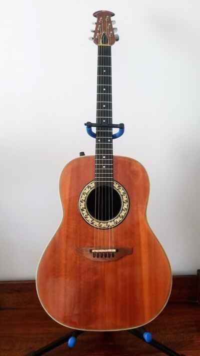 Ovation 1621-4 Acoustic Electric 6 String Guitar Original Hard Case 1970
