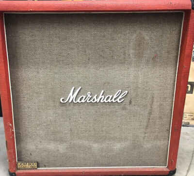 Marshall JCM 800 Lead-1960 Speaker Cab Mid 80s - Red