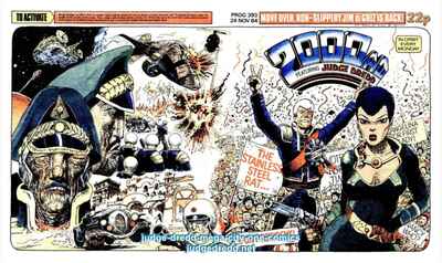 2000AD Prog 393-406 Anderson City of the Damned 14 Judge Dredd Comics 1984 UK