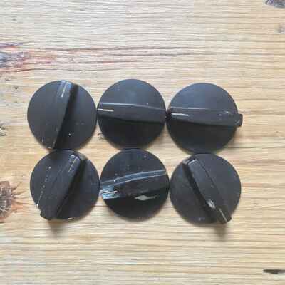 Set of 6x Philips - Bulgin 1 / 4?? control knobs - would suit JTM45  /  vox combo