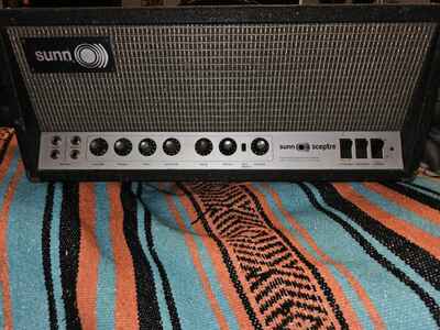 Sunn Sceptre 100w Electric Guitar Amplifier Head 60s / 70s