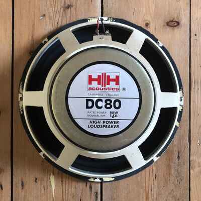 HH H&H 12?? Vintage guitar speaker DC80 - 16 ohms - 80 watts 1978