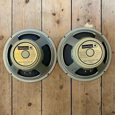 212 Vintage 1975 Celestion G12S T2305 Guitar Speakers creamback - Marshall JMP