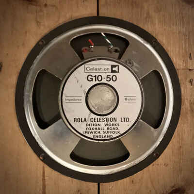 vintage 1979 Celestion GT10-50 10" guitar speaker - 8 ohms 50 watts Marshall