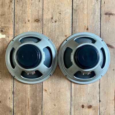 Vintage 1978 Celestion G12L Guitar Speakers Blackback - Marshall JMP