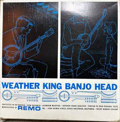 New / Old Stock Remo Weather King Banjo Head B1106H