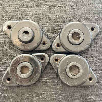 Set of 4x Marshall Jmp  feet for head or combo - 1976  1959 1987 etc