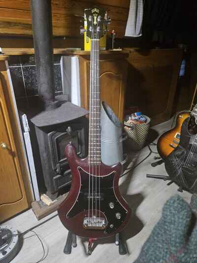 Guild B301 4 String Bass Guitar 1979