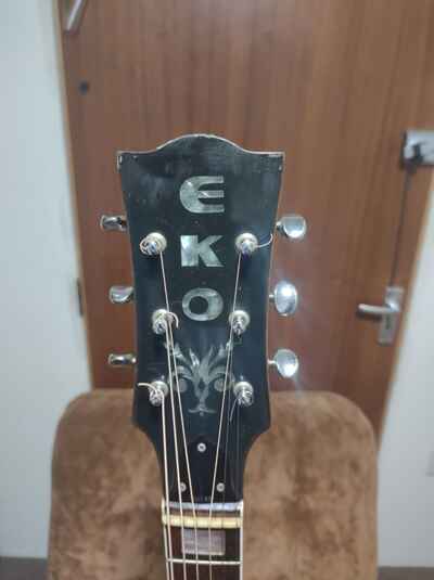 vintage Eko Rio Bravo 6 Acoustic Guitar