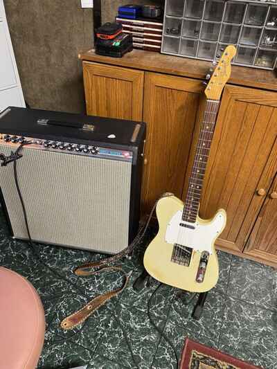 Guitar 1966 All Original Blonde Fender Telecaster All The Way Down To The Ash