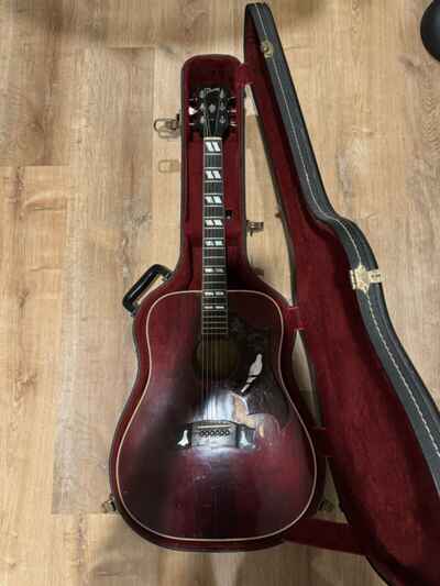 1978 Gibson Dove Wine Red