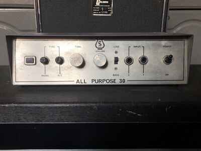 Vintage Selmer All Purpose Twin 30 AP-30 lunchbox Valve  /  Tube amp 1968