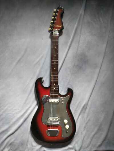 Rare, Vintage, 1960s Kawai Electric Guitar, Made in Japan, Offset Body