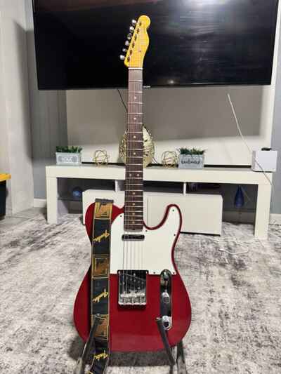 Fender American Vintage II 1963 Telecaster  Red Transparent With Hard Case