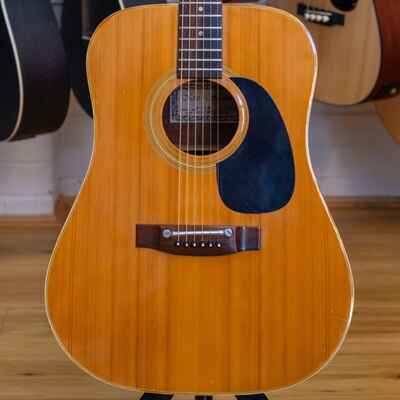 1977 Kiso Suzuki W-150 Dreadnought Acoustic Guitar