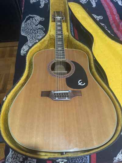 1970s Epiphone FT-165 12-String Acoustic Natural