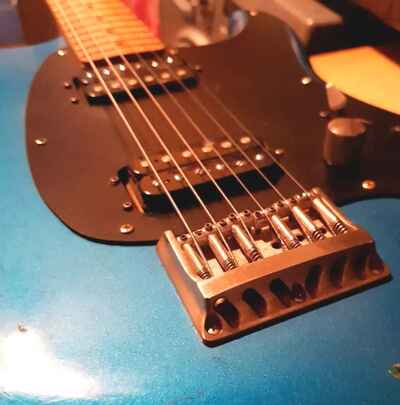 ibanez blazer guitar 1981 Metallic Blue / Matching Headstock.