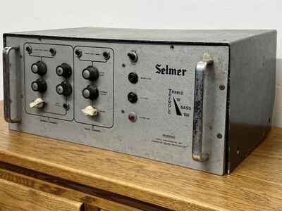 Scarce Vintage SELMER TREBLE N BASS * Tremolo 100 Valve GUITAR AMP * Amplifier *