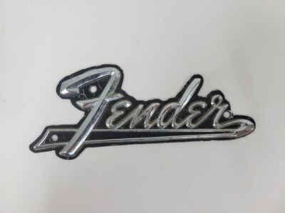 Vintage Metal 1960s USA Fender  Guitar Amplifier emblem   5??