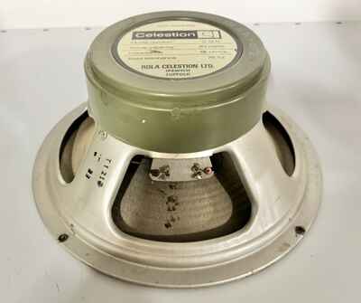 Vintage 1972 Celestion Greenback G12H 30w 16ohm T1217 12" Speaker