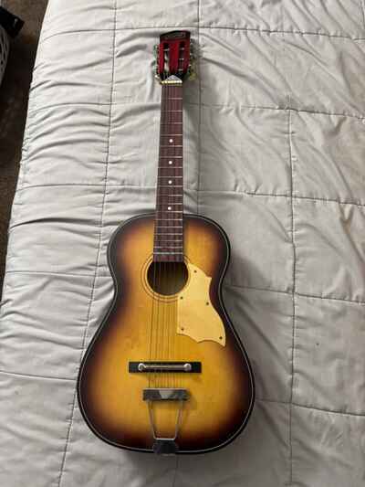 Vintage 1967 Norma 3 / 4 Parlor Guitar FG3 Reinforced Steel Neck Mint condition