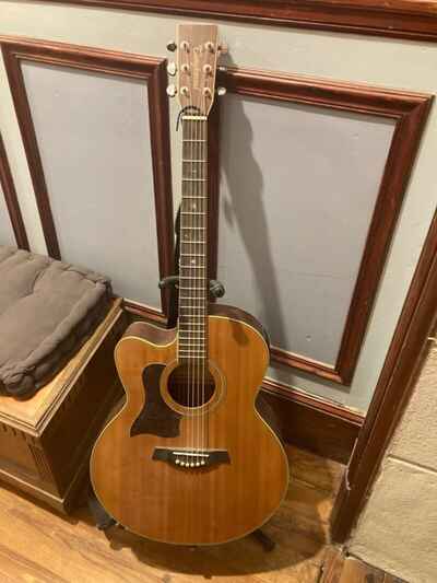 Guitare Tanglewood TW55 NS LH Gaucher Left Hand and Flight Case Rigid Vintage