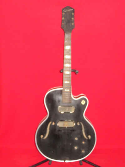 Silvertone 1955 Black Espanada Hollow Body & Neck Harmony H63