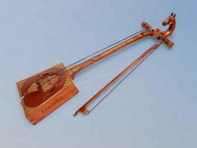 morin khuur Pferdekopfgeige Mongolische Volksmusikinstrument horsehead fiddle 24