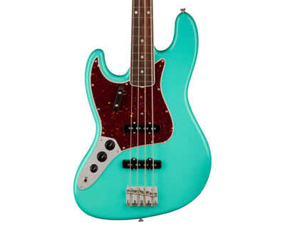 Used Fender American Vintage II 1966 Jazz Bass LH - Sea Foam Green w / Rosewood FB