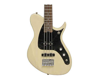 Aria Pro II J-B Jet Series Bass Guitar - See Thru Vintage White - Used