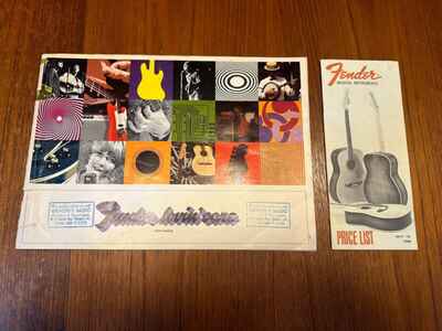 1969 Fender Lovin Care Guitar Amplifier Full Line Catalog With 1969 Price Guide