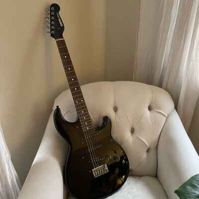 YAMAHA SE200 1985 RARE BLACK ELECTRIC GUITAR