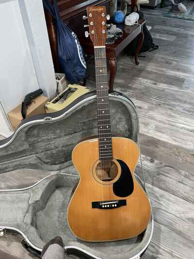 Vintage Harmony acoustic guitar