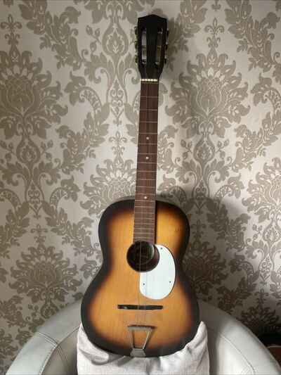 Kay Kansas Parlor Guitar! Acoustic! 6 String! Vintage! 1950s! Romanian! 3 / 4!