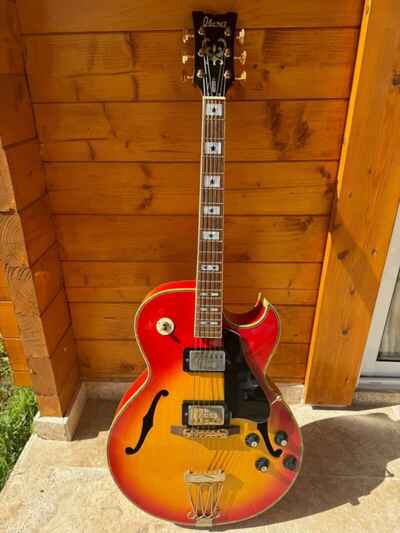 GUITARE IBANEZ ARTIST 2616 SC 1973 Japon, GIBSON ES 175