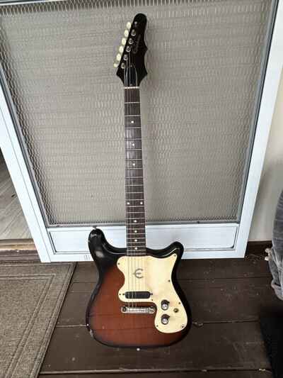 Vintage 1965 Epiphone Olympic sunburst electric guitar