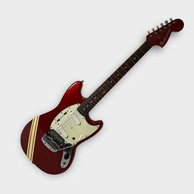 1969 Fender Competition Red Mustang Guitar All Original w /  Case  (Vintage)