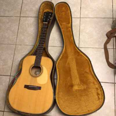 Vintage Hofner  Acoustic Guitar With Hard Case And Accessories